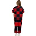 Black And Red Backgrounds- Kids  Tee and Pants Sports Set View4