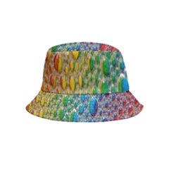 Bubbles Rainbow Colourful Colors Inside Out Bucket Hat (kids) by Amaryn4rt