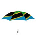 Flag Of Tanzania Straight Umbrellas View3