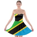 Flag Of Tanzania Strapless Bra Top Dress View1