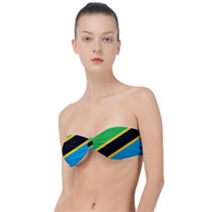 Flag Of Tanzania Classic Bandeau Bikini Top  by Amaryn4rt