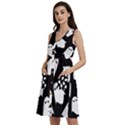 Ghost Halloween Pattern Sleeveless Dress With Pocket View2