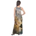 Natural Landscape Nature Vegetation Jungle Sleeveless Velour Maxi Dress View2