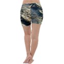 Wave Water Surface Sea Ocean Liquid Lightweight Velour Yoga Shorts View4