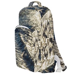 Wave Water Surface Sea Ocean Liquid Double Compartment Backpack by Vaneshop