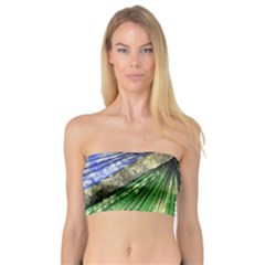 Acrylic Abstract Art Design  Bandeau Top by Rbudhiya