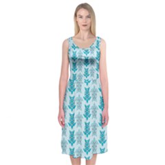 Sea Turtle Sea Animal Midi Sleeveless Dress by Dutashop