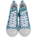 Sea Turtle Sea Animal Women s Mid-Top Canvas Sneakers View1