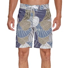 Ackground Leaves Desktop Men s Beach Shorts by Amaryn4rt