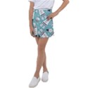 Cute-seamless-pattern-with-rocket-planets-stars Kids  Tennis Skirt View1