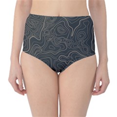 Damask-seamless-pattern Classic High-waist Bikini Bottoms by uniart180623