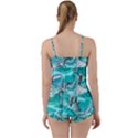 Sea-waves-seamless-pattern Babydoll Tankini Set View2