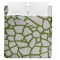 Cartoon-gray-stone-seamless-background-texture-pattern Green Duvet Cover Double Side (Queen Size) View1