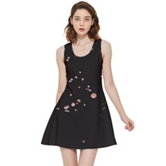 Abstract Rose Gold Glitter Background Inside Out Reversible Sleeveless Dress by artworkshop