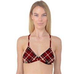 Tartan-scotland-seamless-plaid-pattern-vector-retro-background-fabric-vintage-check-color-square-geo Reversible Tri Bikini Top by uniart180623