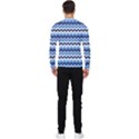 Zigzag-pattern-seamless-zig-zag-background-color Men s Long Sleeve Rash Guard View2