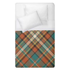 Tartan-scotland-seamless-plaid-pattern-vector-retro-background-fabric-vintage-check-color-square-geo Duvet Cover (single Size) by uniart180623