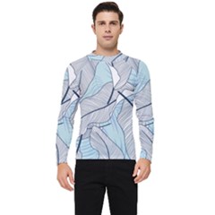 Tropical Flower Seamless Pattern Men s Long Sleeve Rash Guard by uniart180623