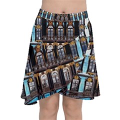 Catherine-s-palace-st-petersburg Chiffon Wrap Front Skirt by uniart180623