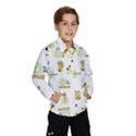 Vector-pattern-with-cute-giraffe-cartoon Kids  Windbreaker View1