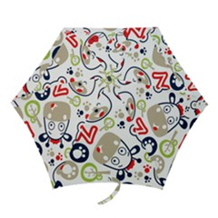 Animals-pattern Mini Folding Umbrellas by uniart180623