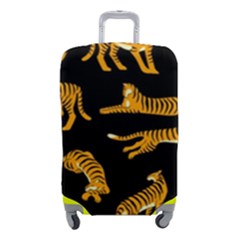 Seamless-exotic-pattern-with-tigers Luggage Cover (small) by uniart180623