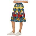 Seamless-pattern-vehicles-cartoon-with-funny-drivers Classic Short Skirt View2