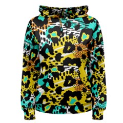 Seamless-leopard-wild-pattern-animal-print Women s Pullover Hoodie by uniart180623