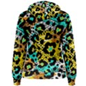 Seamless-leopard-wild-pattern-animal-print Women s Pullover Hoodie View2