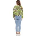 Seamless-pattern-with-trees-owls Women s Lightweight Cropped Hoodie View4