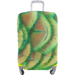 Beautiful-peacock Luggage Cover (large) by uniart180623