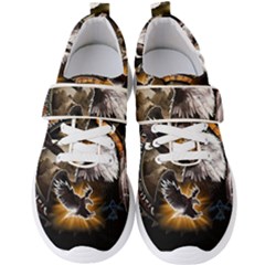 Eagle Dreamcatcher Art Bird Native American Men s Velcro Strap Shoes by uniart180623