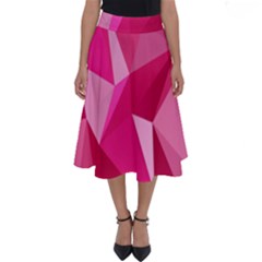 Pattern Halftone Geometric Perfect Length Midi Skirt by uniart180623