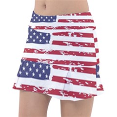 Flag Usa Unite Stated America Classic Tennis Skirt by uniart180623