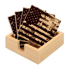 Usa Flag United States Bamboo Coaster Set by uniart180623