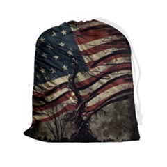 Flag Usa American Flag Drawstring Pouch (2xl) by uniart180623