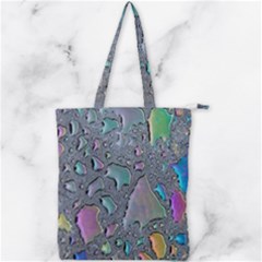 Glass Drops Rainbow Double Zip Up Tote Bag by uniart180623