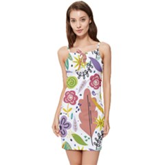 Flower Spring Summer Tie Front Dress by Ravend