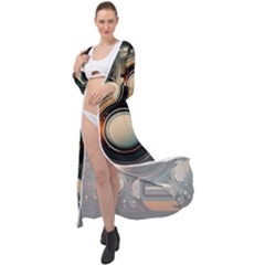 Technology Robot Internet Processor Maxi Chiffon Beach Wrap by Ravend