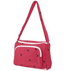 Minimalist Summer Watermelon Wallpaper Front Pocket Crossbody Bag by Ravend