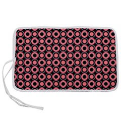 Mazipoodles Red Donuts Polka Dot  Pen Storage Case (l) by Mazipoodles