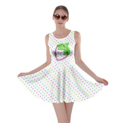 Retro Neon Strawberry Skater Dress by LemonadeandFireflies