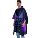 3d Ludo Game,gambling Men s Hooded Rain Ponchos View2