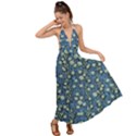 Lotus Bloom In The Calm Sea Of Beautiful Waterlilies Backless Maxi Beach Dress View1