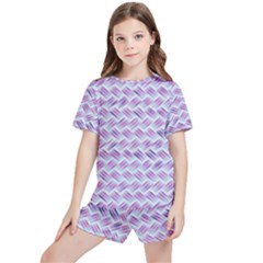 Purple Straw - Country Side  Kids  Tee And Sports Shorts Set by ConteMonfrey