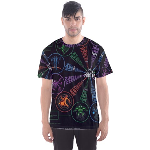 Zodiac Geek Men s Sport Mesh Tee by uniart180623