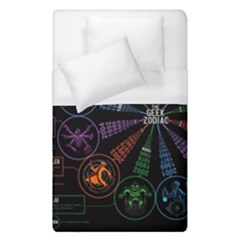 Zodiac Geek Duvet Cover (single Size) by uniart180623