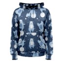 Bear Pattern Patterns Planet Animals Women s Pullover Hoodie View1