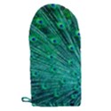 Green And Blue Peafowl Peacock Animal Color Brightly Colored Microwave Oven Glove View2