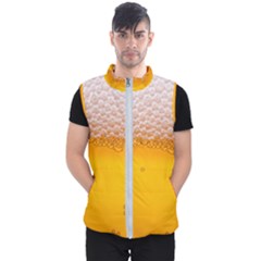 Beer Texture Liquid Bubbles Men s Puffer Vest by uniart180623